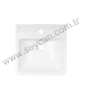 Güral Yarım Tezgah Üstü Lavabo 45X45 FC16TUL01