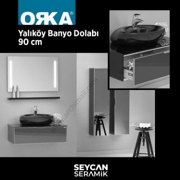 Yalıköy 90 cm Banyo Dolabı