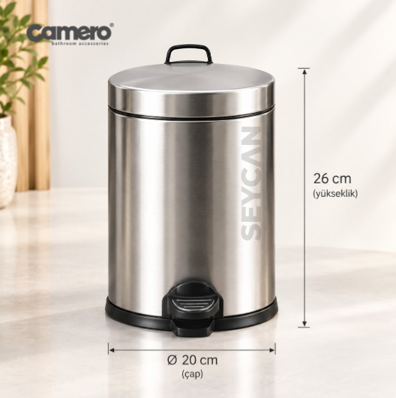 Camero 5 Lt Pedallı Çöp Kovası