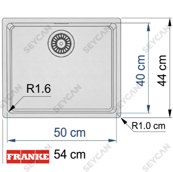 Franke Maris Mrx 110-50 Inox Mutfak Evye Seti