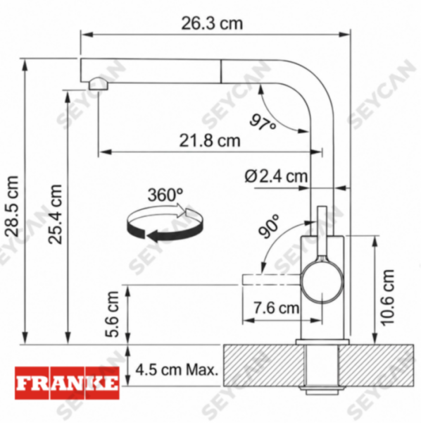 Franke Maris Mrx 110-70 Inox Mutfak Evye Seti