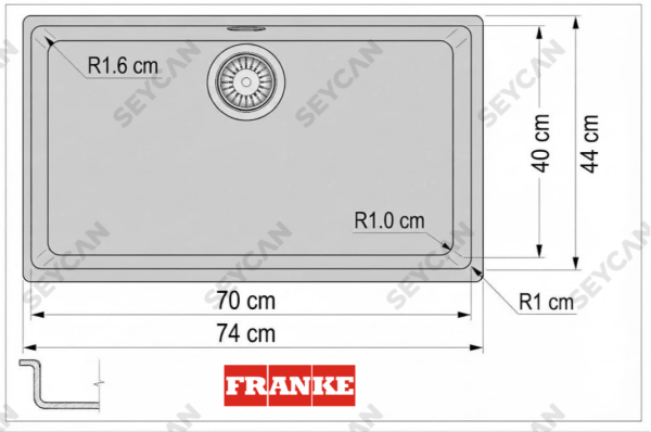 Franke Maris Mrx 110-70 Inox Mutfak Evye Seti