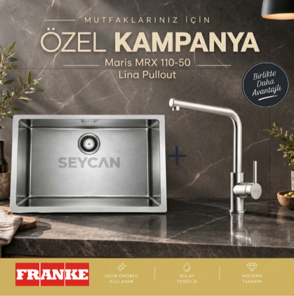 Franke Maris Mrx 110-70 Inox Mutfak Evye Seti