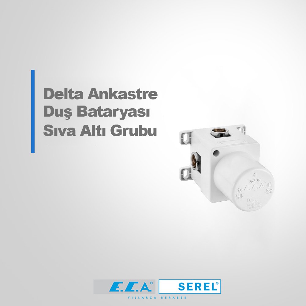 Eca Ankastre Duş Bataryası Sıva Altı Grubu