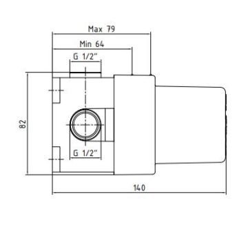 Eca Ankastre Duş Bataryası Sıva Altı Grubu