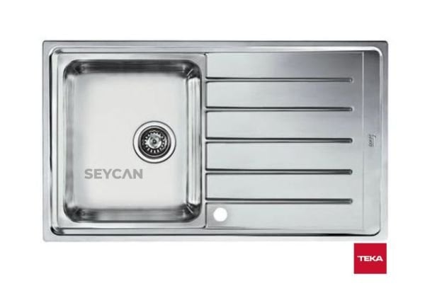 Teka Vitae 45 B 1B 1D Sağ Damlalıklı Mikro Keten Dokulu Çelik Evye