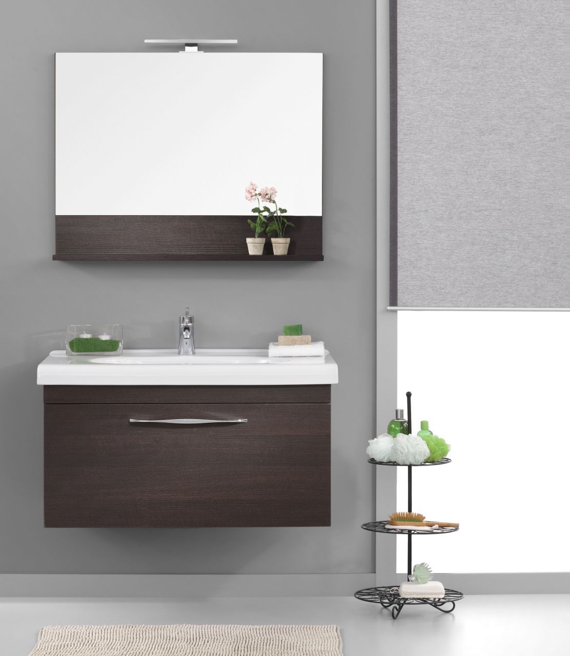 Orka Bitez Banyo Dolabı 100 cm