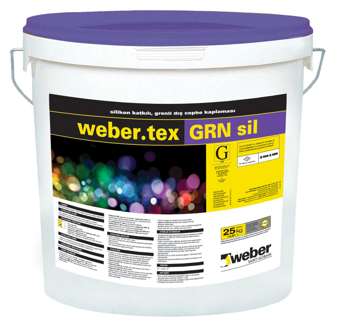WEBER  TEX GRN SİL  25 KG