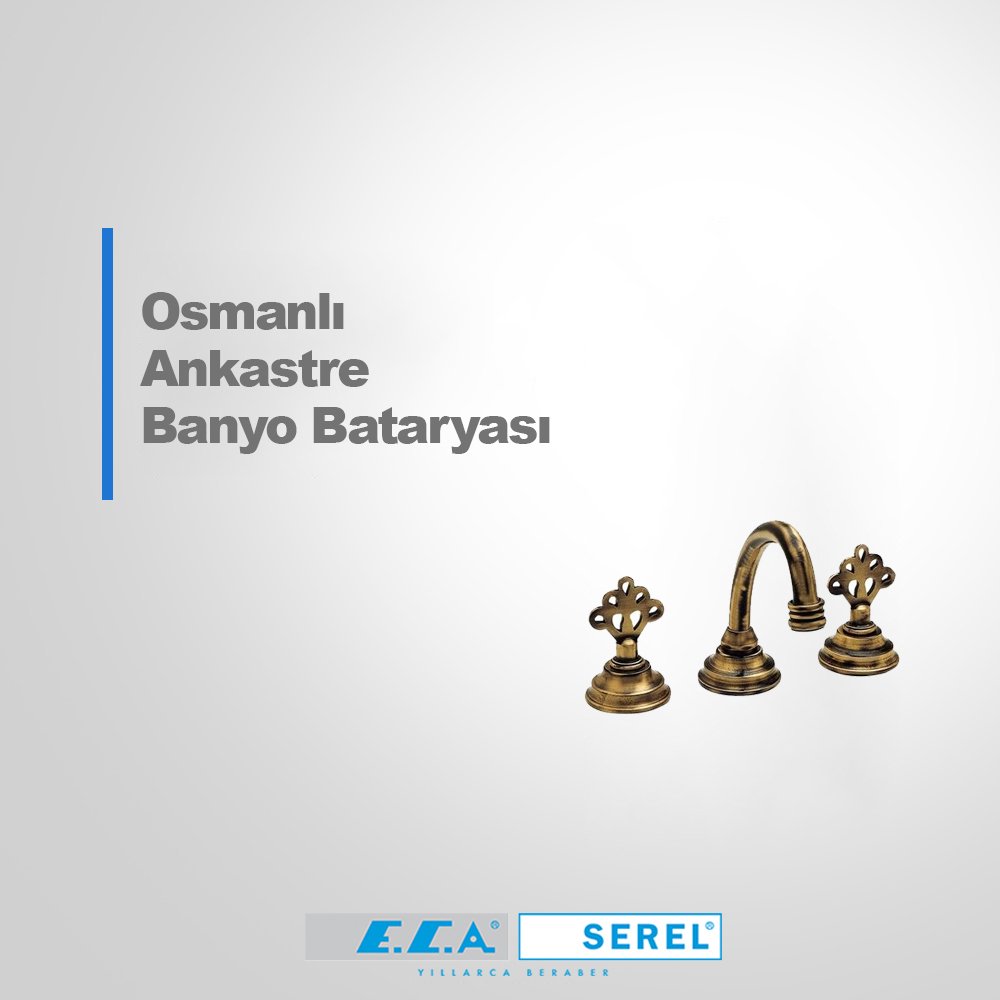 Eca Osmanlı Ankastre Lavabo Bataryası