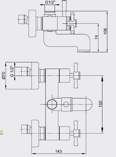 ECA Quadrille Banyo Bataryası