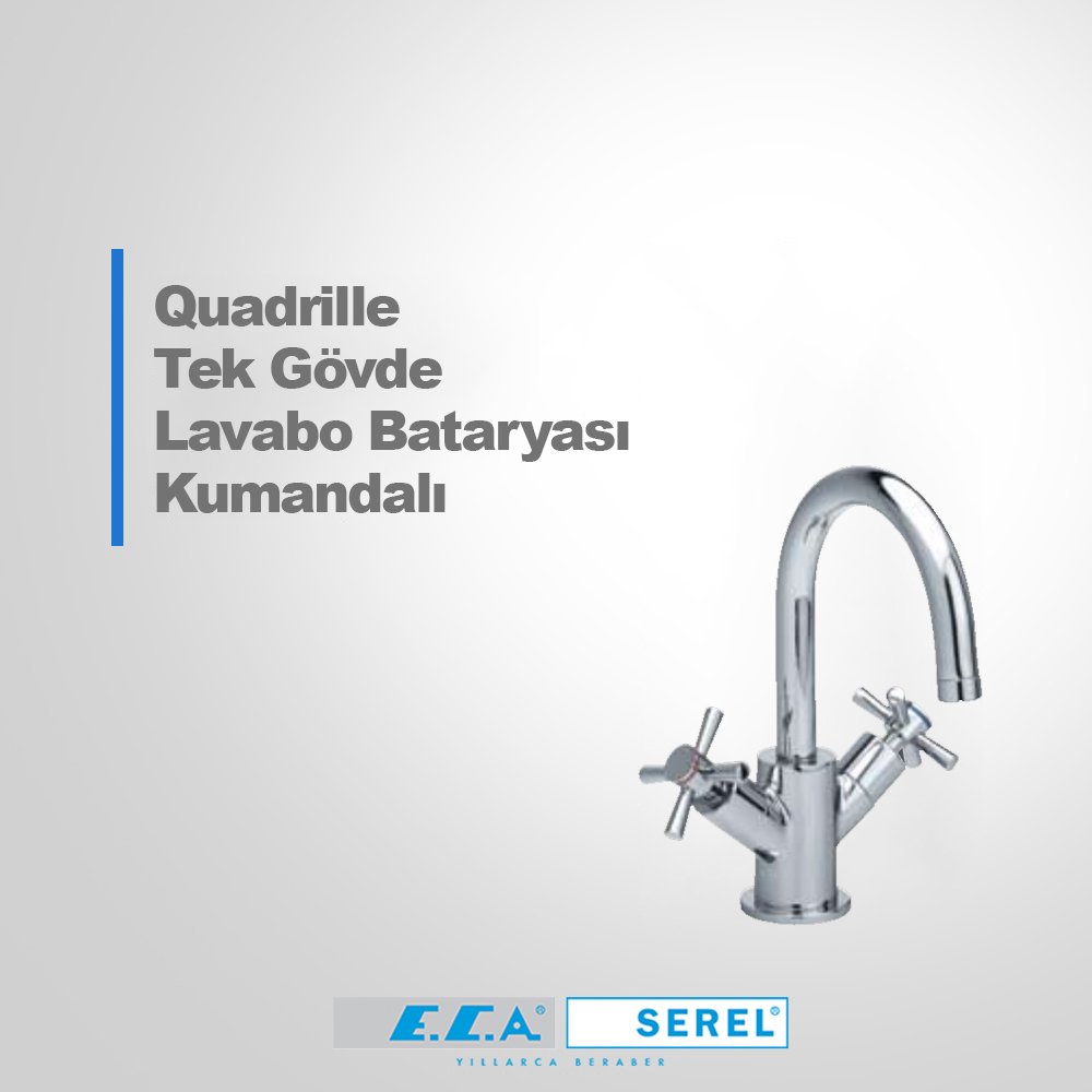 Eca Quadrille Lavabo Bataryası