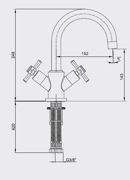 Eca Quadrille Lavabo Bataryası