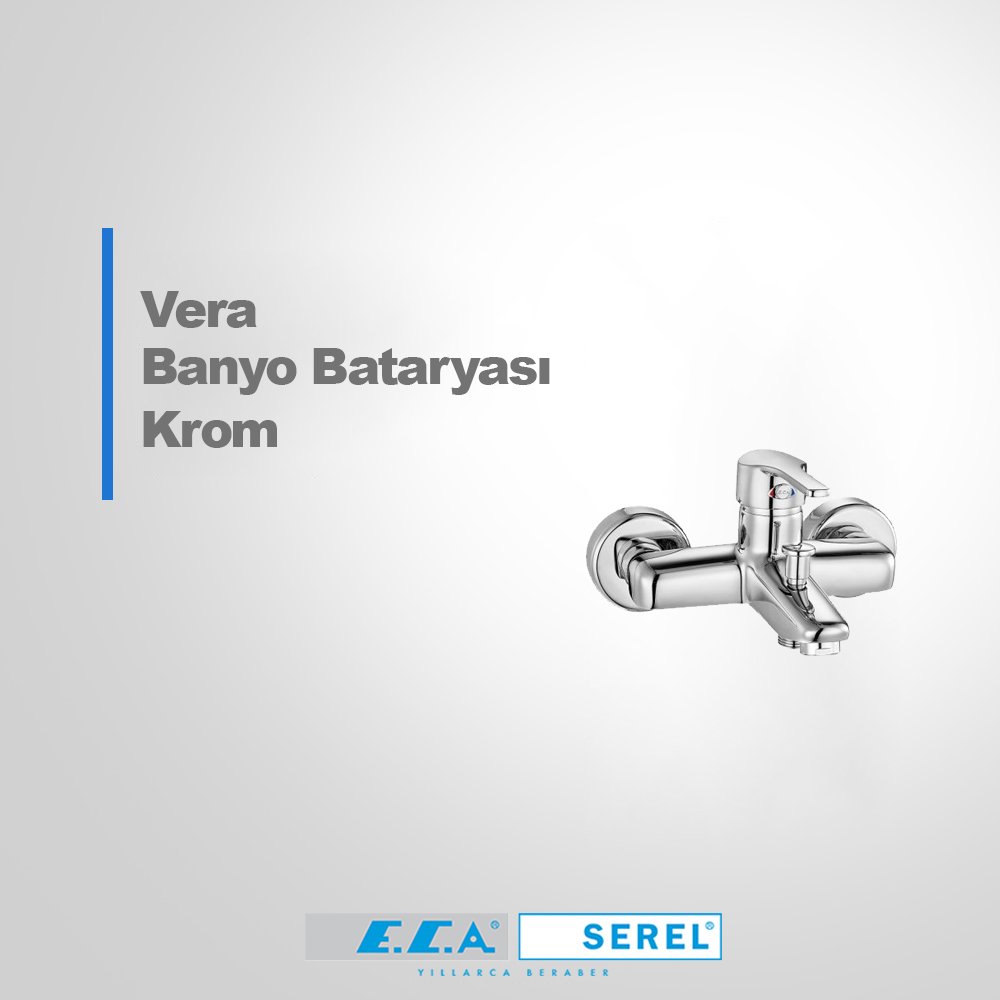 ECA Vera Banyo Bataryası Krom