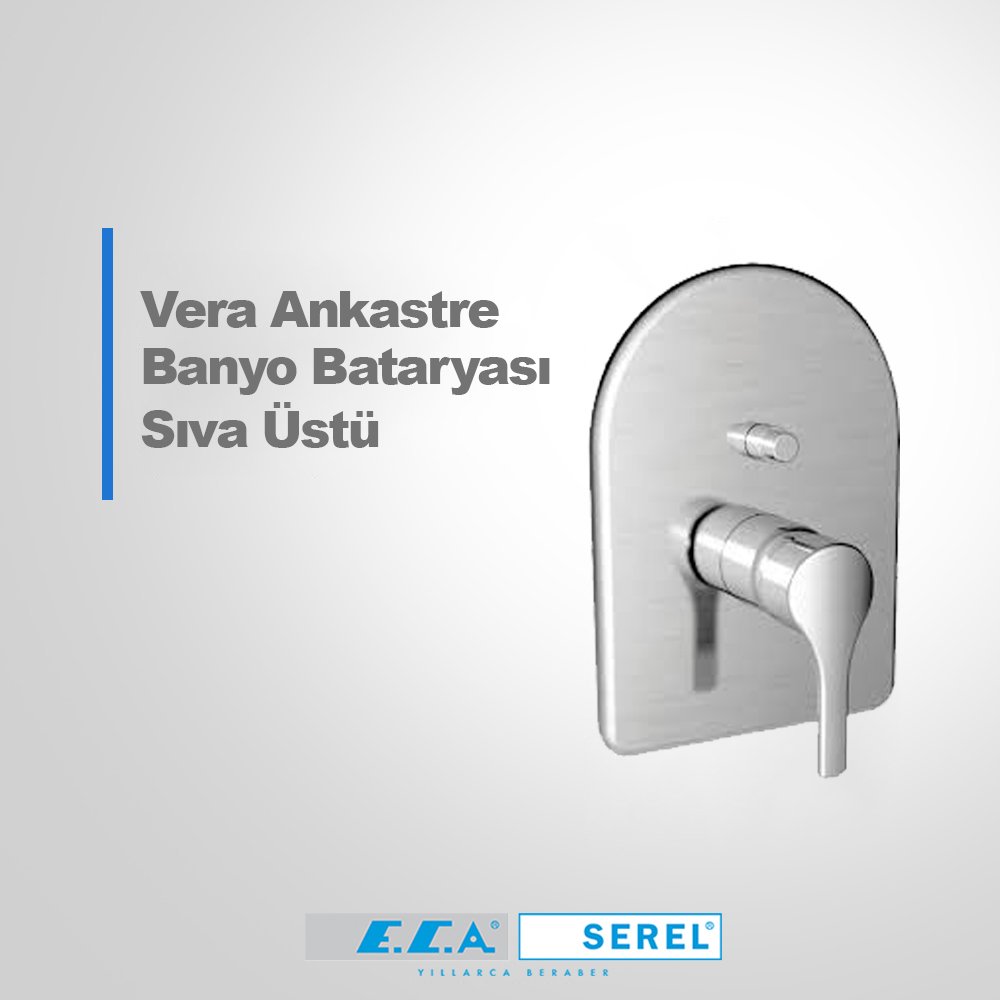 ECA Vera Ankastre Duş Bataryası Sıva Ustu