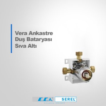 ECA Vera Ankastre Duş Bataryası Sıva Altı