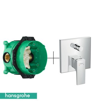 Metropol Tek Kollu Banyo Bataryası Ankastre + İbox