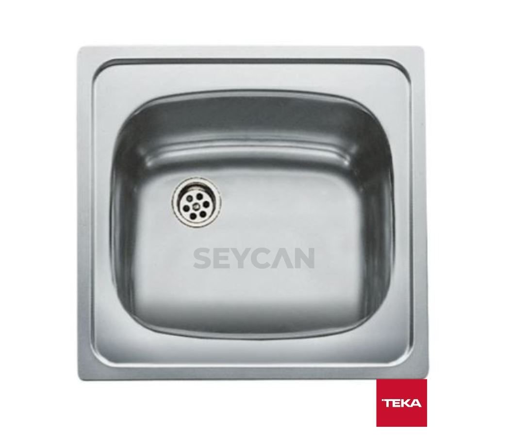 Teka E50 1B/465.440 1B Parlak Yüzey Çelik Evye