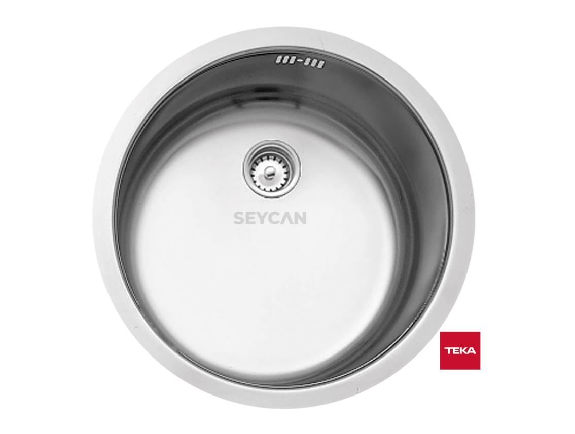 Teka BE ROUND 1B Mat Yüzey Çelik Evye