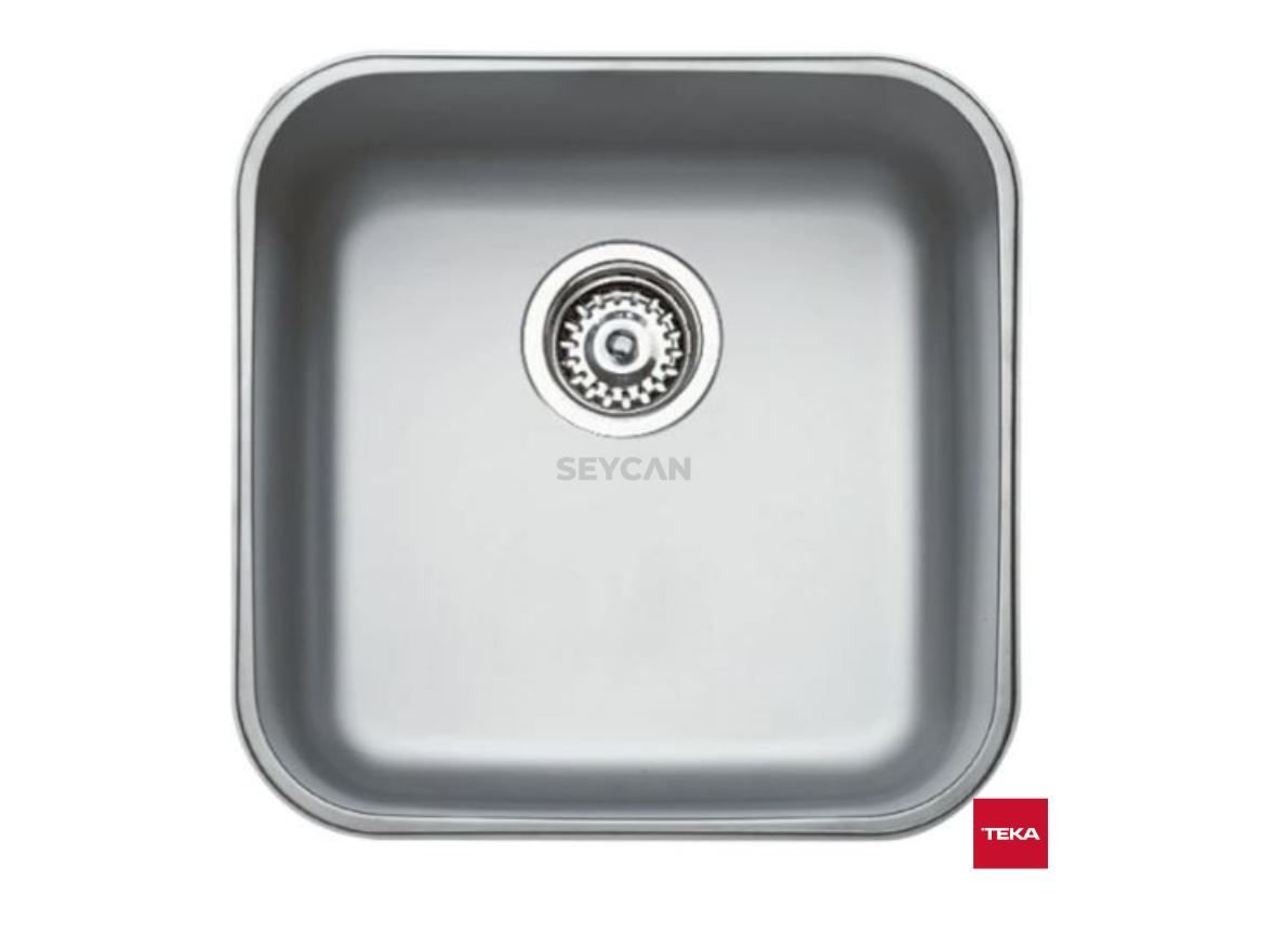 Teka BE 400.350 1B Parlak Yüzey Çelik Evye