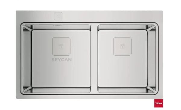 Teka Zenıt RS15 2B Parlak Yüzey Çelik Evye