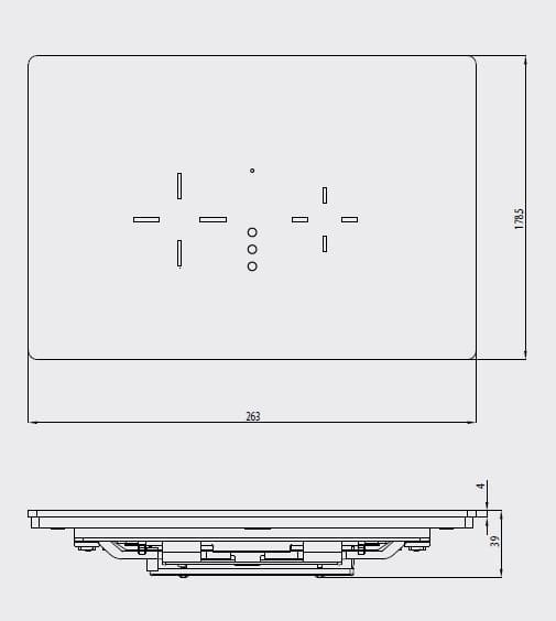 Serel Perla Sensörlü Beyaz Kumanda Paneli