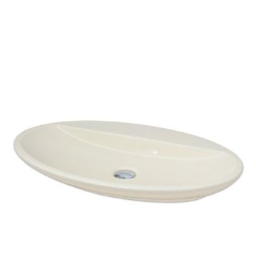 Smanni Sarin - Vanilya Oval Tezgah Üstü Lavabo