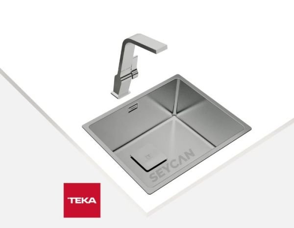Teka Flexlınea RS15 50.40 Parlak Yüzey Çelik Evye