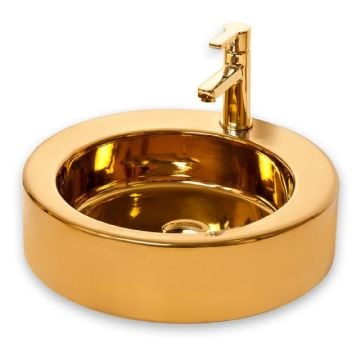 Smanni Merga-BD Altın Tezgah Üstü Lavabo