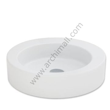 Smanni Merga Çanak Lavabo Beyaz