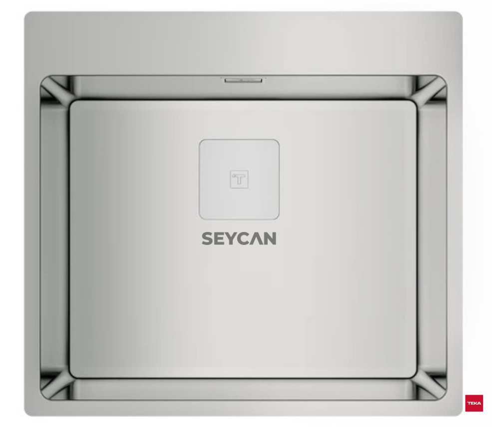 Teka Flexlınea RS15 50.40 Parlak Yüzey Çelik Evye