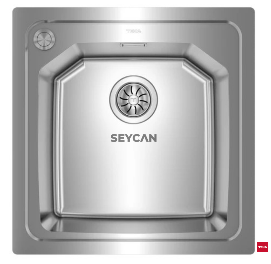 Teka Brooklyn 50 M-XP Parlak Yüzey Çelik Evye