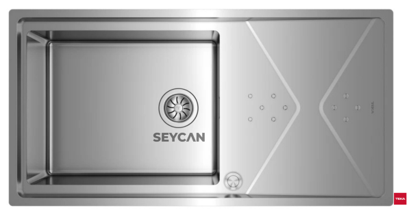 Teka Brooklyn 60 M-XP Parlak Yüzey Çelik Evye