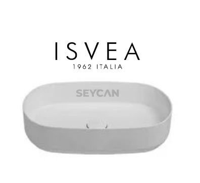 İsvea İnfinity Tezgah Üstü Lavabo 55 cm Taş Gri