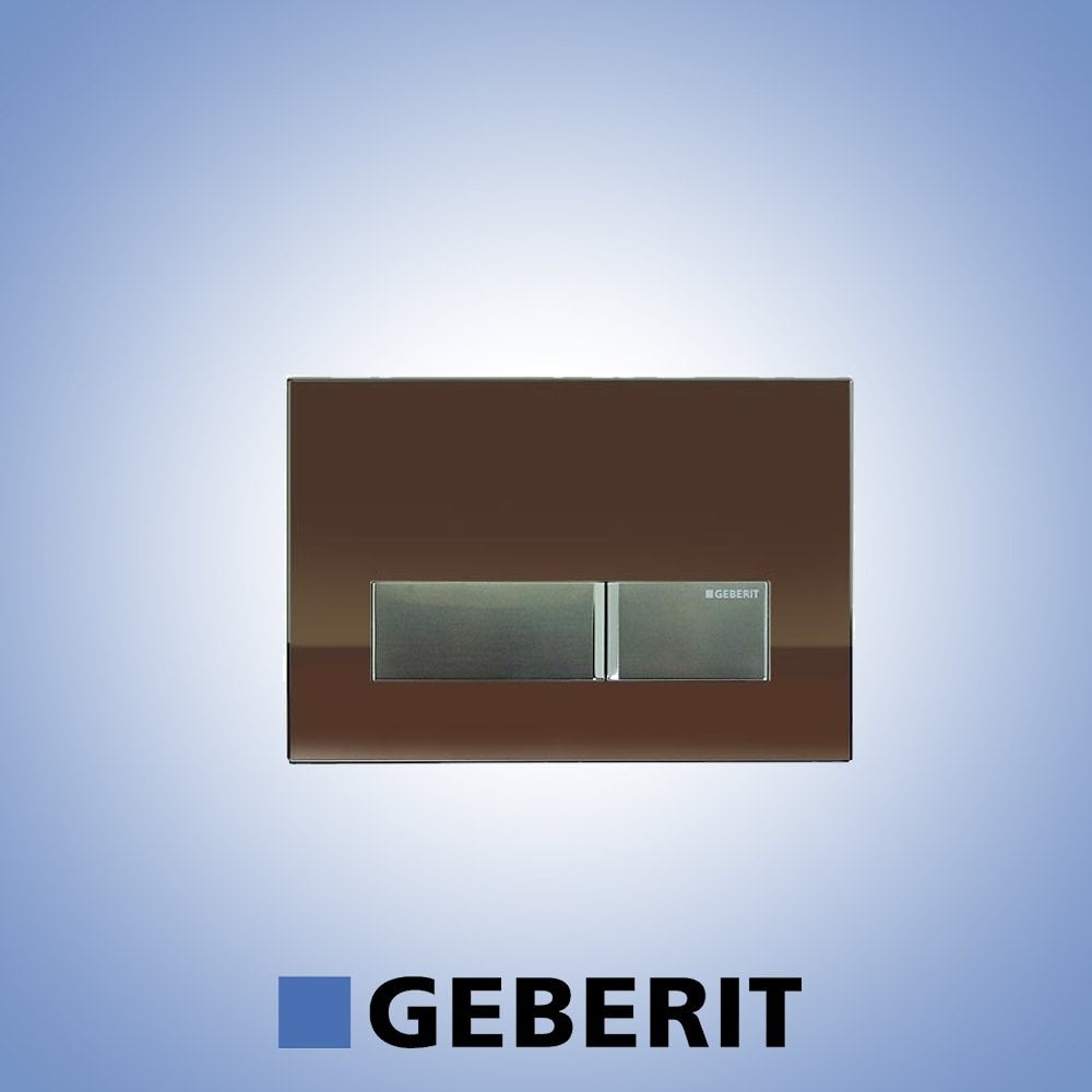 GEBERİT SİGMA40 KUMANDA KAPAĞI UMBRA CAM/ALÜMİNYUM