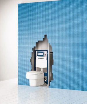 GEBERİT DELTA GÖMME REZERVUAR 12 CM(UP182) DUOFİX MODEL ALÇIPAN DUVAR TİPİ