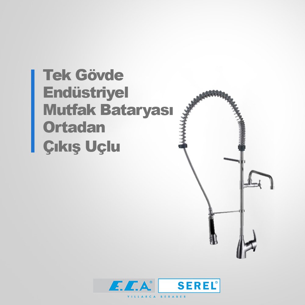 ECA Tek Gövde Endüstriyel Mutfak Bataryası