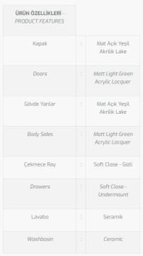 Efes 100 V4 Banyo Dolabı