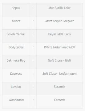 Kartepe 100 V1 Banyo Dolabı