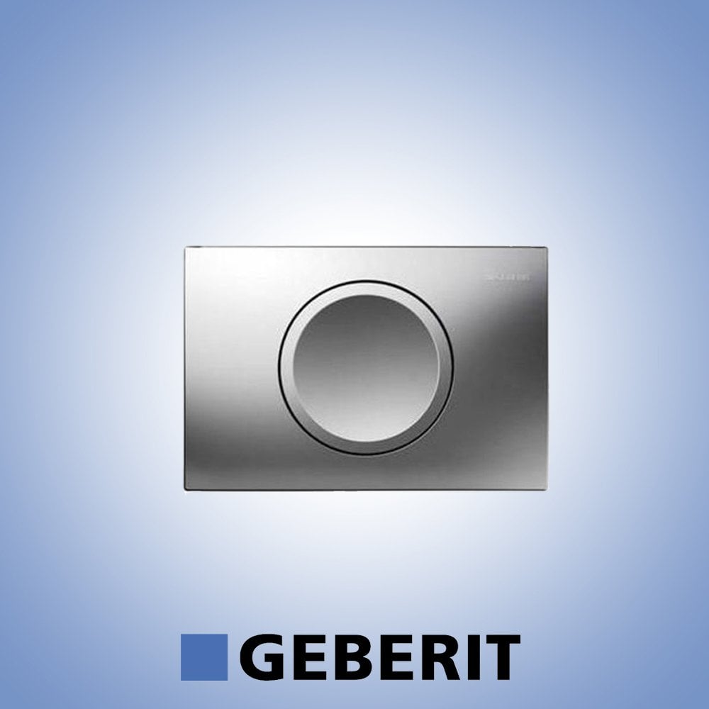 GEBERİT DELTA 11 TEK KADEMELİ MAT KROM KUMANDA KAPAĞI