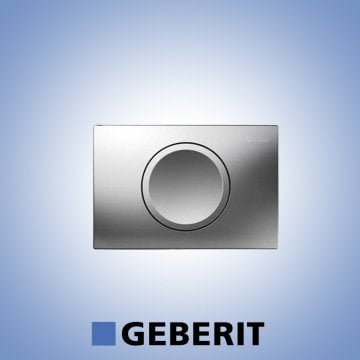 GEBERİT DELTA 11 TEK KADEMELİ MAT KROM KUMANDA KAPAĞI