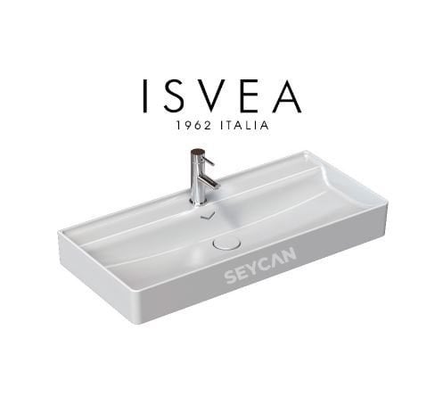 İsvea Vea Etajerli Lavabo 101 cm Beyaz