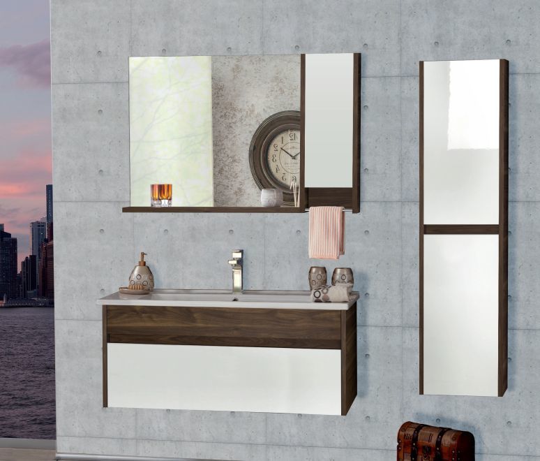 Badella Tuna 100 D1 C1 Banyo Dolabı