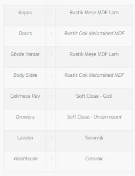 Beykoz 80 V2 Banyo Dolabı