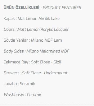 River 90 V1 Banyo Dolabı