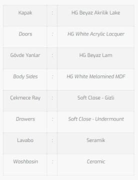 Poyraz 100 V1 Banyo Dolabı