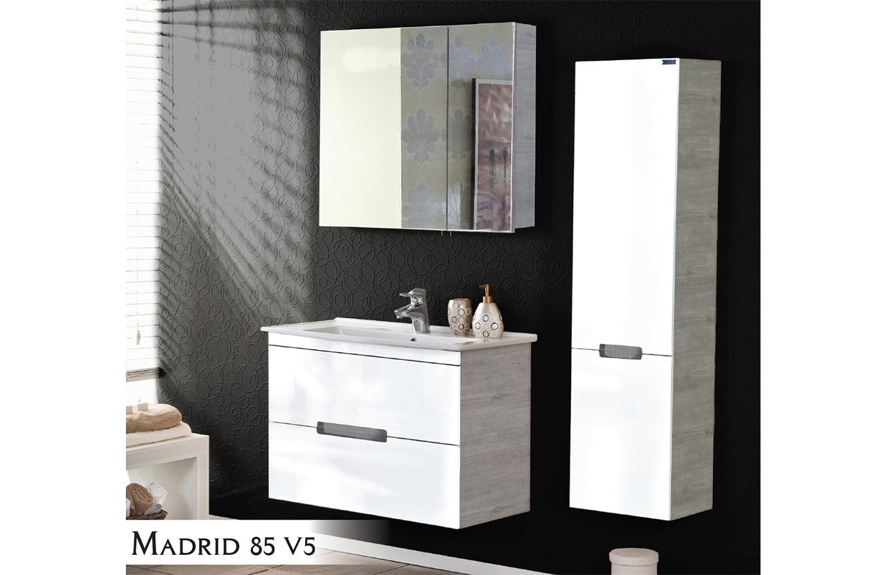 Madrid 85 V5 Banyo Dolabı