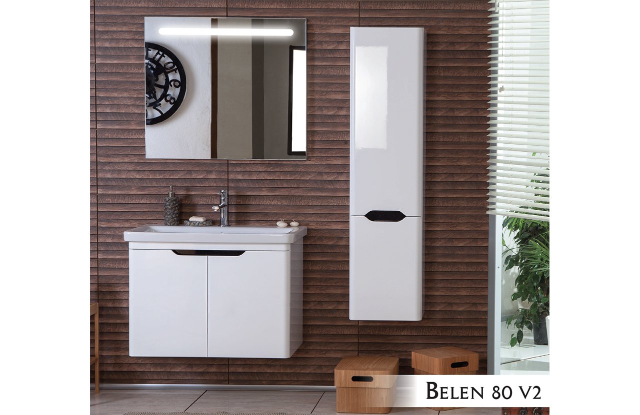 Belen 80 V2 Banyo Dolabı