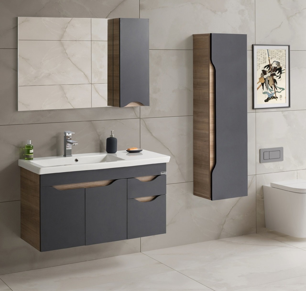 Badella Smile 100 D3 C1 Banyo Dolabı