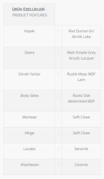 Boztepe 90 V1 Banyo Dolabı