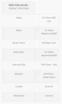 School 100 V1 Banyo Dolabı